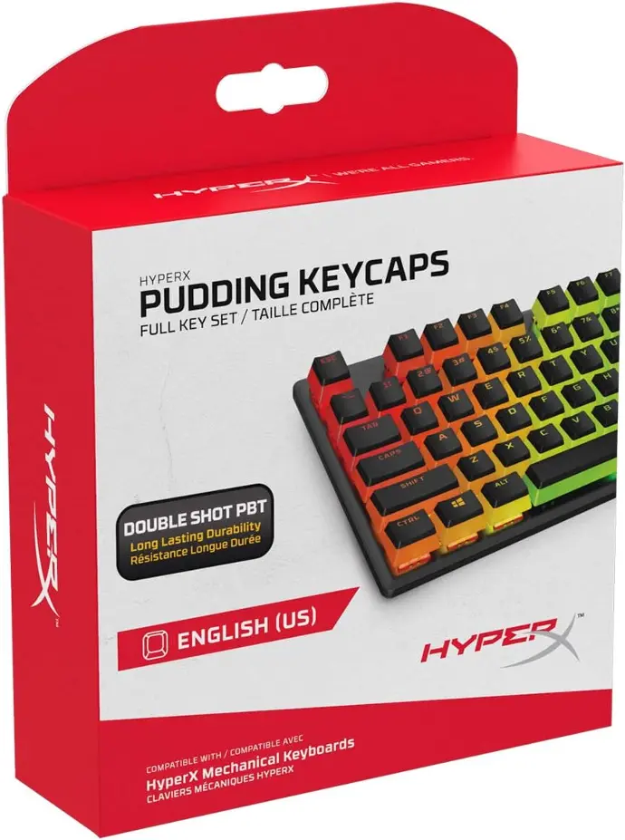 HyperX Pudding Keycaps - Double Shot PBT