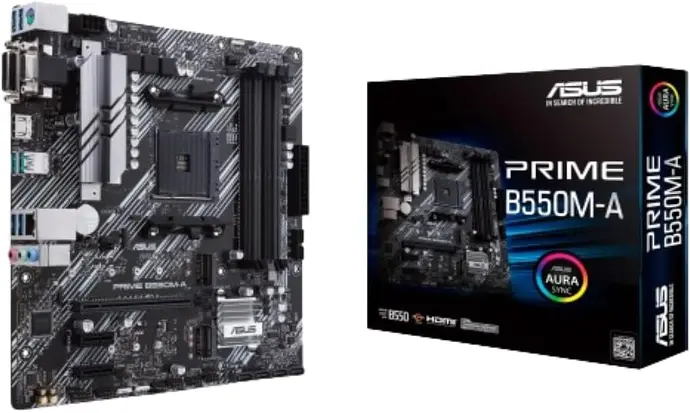 ASUS Prime B550M-A WiFi II AMD Micro ATX AM4 PCIe 4.0, WiFi