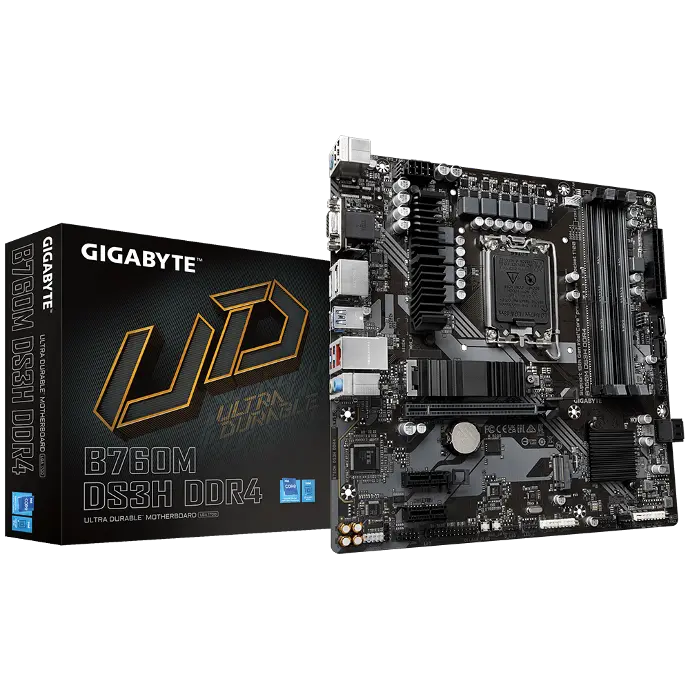 GIGABYTE B760M DS3H DDR4 LGA 1700 Intel 12-13-14 generacion B760 M-ATX