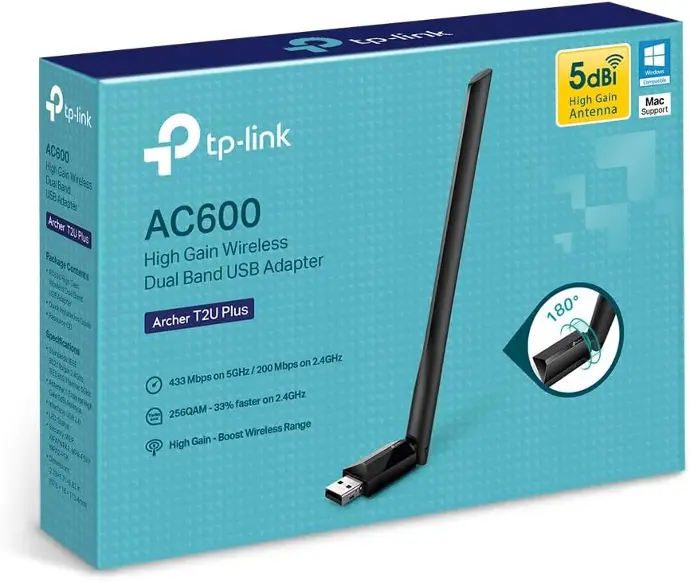 TP-Link Adaptador de WiFi USB AC600 para PC