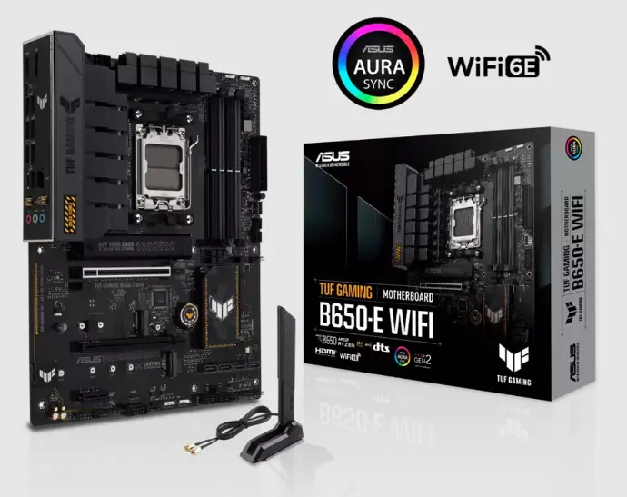 ASUS TUF GAMING B650-E WIFI AMD B650 AM5 ATX DDR5