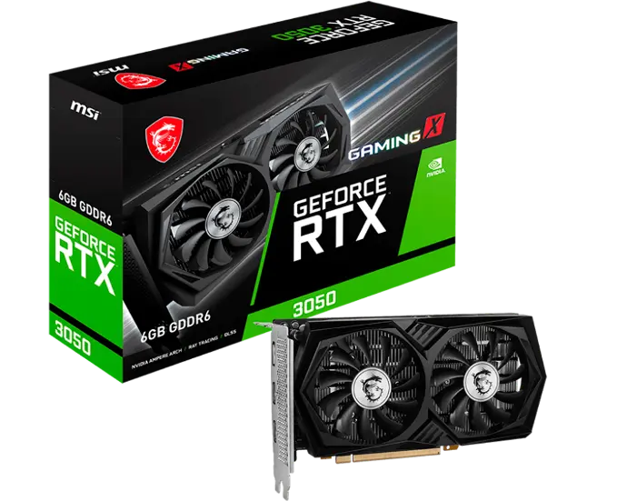 MSI Gaming X RTX 3050 Gaming X 6G