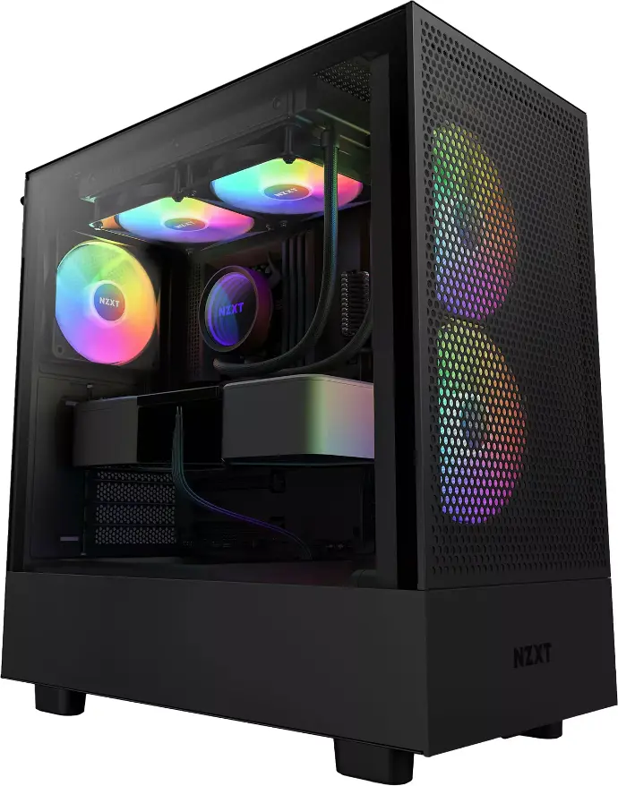 NZXT H5 Flow RGB Negro 