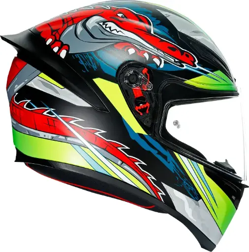 AGV K1 L Dundee Matte Lime/Red