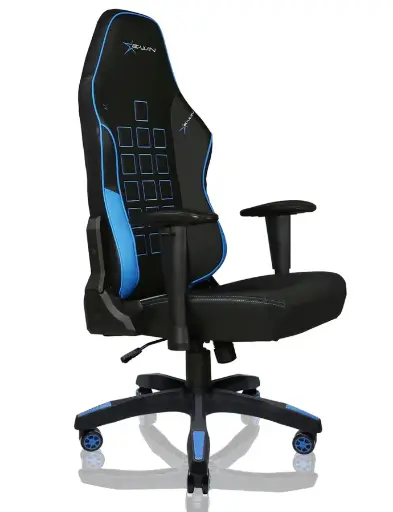 E-WIN Knight Series cuadricula Blue Silla Gaming ergonómica (Dos cojines) - KTA