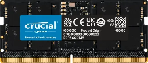 Crucial RAM 16GB DDR5 4800MT/s CL40 Memoria para portátil