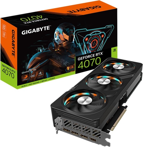 GIGABYTE RTX 4070 Gaming OC 12G WINDFORCE 192 bits GDDR6X 